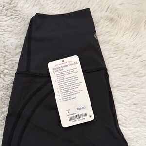 Lululemon Wunder Under Crop SE Laser Dot Black Size 4